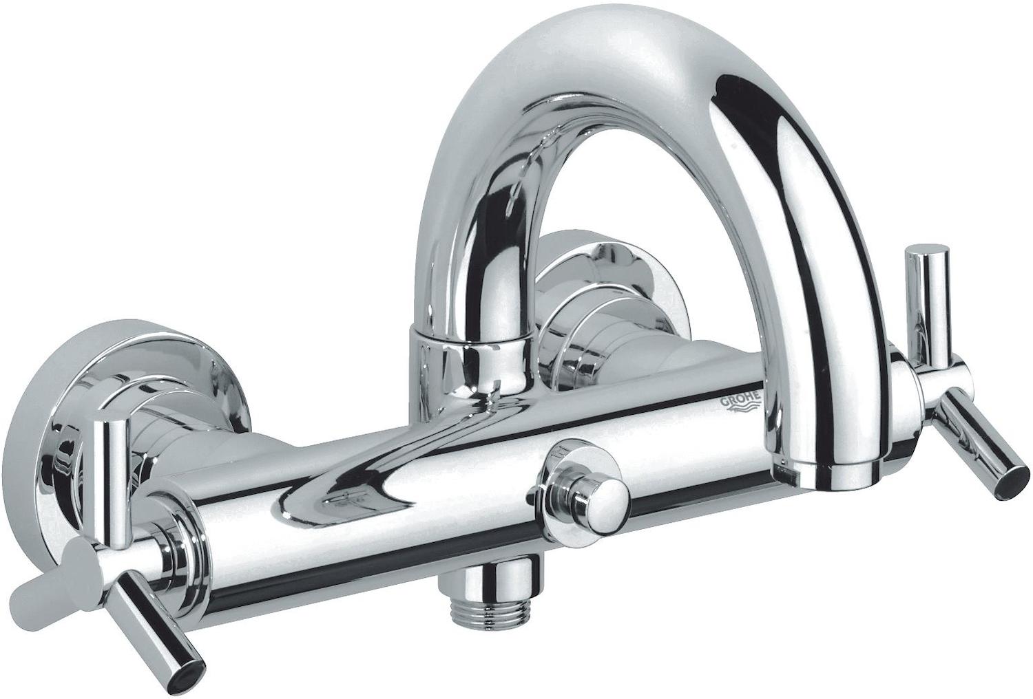 smesitel dlya vanny dusha atrio ypsilon 1 2 2 krana 26 l min grohe 25010000 kupit u oficialnogo dilera cena dostavka po vsej rossii