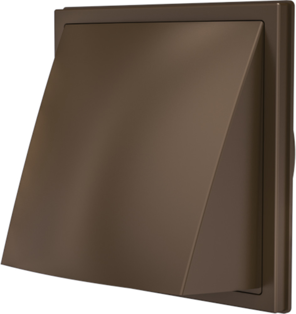 Стенной выход 150x150 с обратным клапаном и фланцем O125 мм КФВ ...