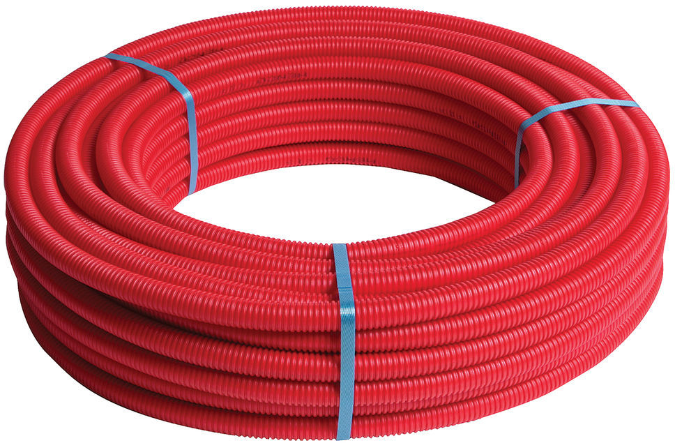 Труба металлопластиковая в гофре RIXc PE-Xc/AL/PE-Xc, O16мм, 10 бар ...