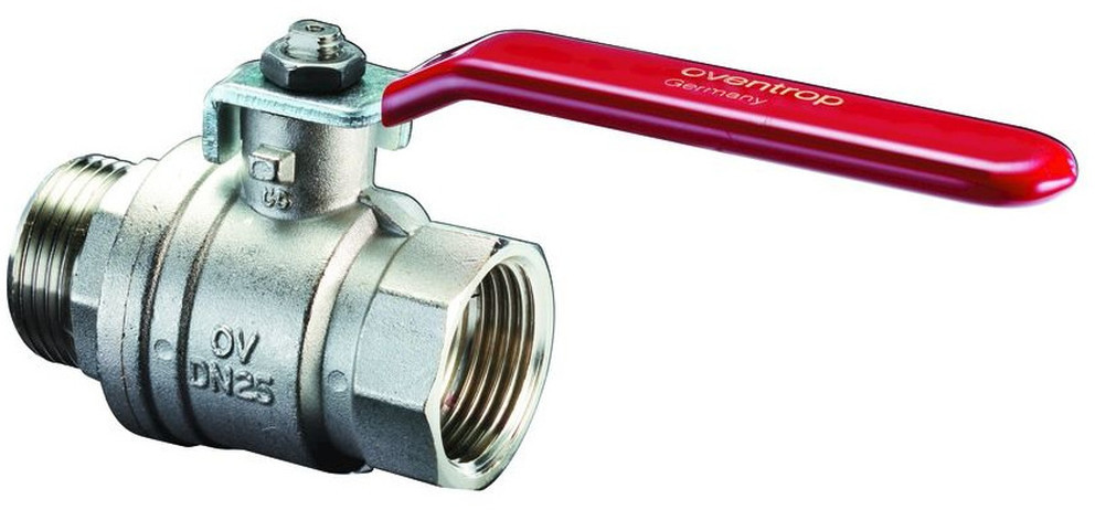 Кран шаровый Optibal внутренняя/наружная резьба 1 1/4\", стальная ручка ...