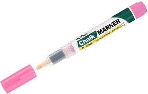 Фото MunHwa Chalk Marker CM-10 Маркер меловой розовый (пулевидный, 3 мм)