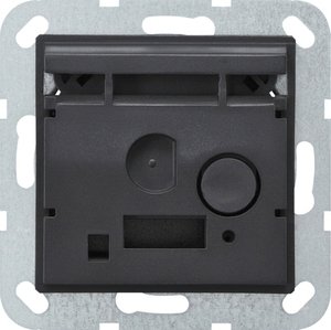 Фото Gira System55 228100 Док-станция с модулем Bluetooth и питанием для мобильных устройств (под рамку, механизм)