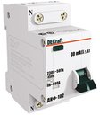 DEKraft ДИФ-102 16002DEK Автоматический выключатель дифференциального тока однополюсный + нейтраль C10A 30мА (тип АС, 4.5кА)