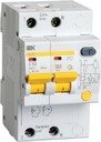 IEK MAD10-2-016-C-030 Автоматический выключатель дифференциального тока двухполюсный 16A 30мА (тип АС)