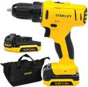 Stanley SCH12S2-RU Дрель-шуруповерт ударная (Li-Ion, 10.8 В, 1.5 Ач, 350/1500 об/мин, 6000/22500 уд/мин, 26 Нм)