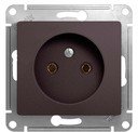 Schneider Electric Glossa GSL001341 Розетка без заземляющего контакта (16 А, под рамку, скрытая установка, графит)