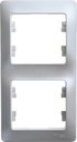 Schneider Electric Glossa GSL000606 Рамка 2-постовая вертикальная (перламутр)