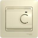 Schneider Electric Glossa GSL000238 Термостат электронный для теплых полов +5…+50°С (10 А, 220 В, в сборе, скрытая установка, бежевый)
