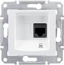Schneider Electric Sedna SDN4700121 Розетка компьютерная (RJ45, cat.6, UTP, под рамку, скрытая установка, белая)