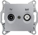 Schneider Electric Sedna SDN3401660 Розетка телевизионная (TV+SAT, под рамку, скрытая установка, алюминий)
