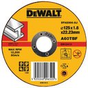 DeWALT DT42300-XJ Диск отрезной по металлу 125x1.6x22.2 мм Тип 1 (плоский)