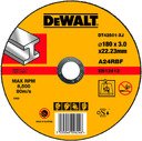 DeWALT DT42501-XJ Диск отрезной по металлу 180x3x22.2 мм Тип 1 (плоский)