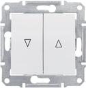 Schneider Electric Sedna SDN1300321 Выключатель для жалюзи (10 А, с фиксацией, под рамку, скрытая установка, белый)