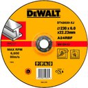DeWALT Standart DT42620-XJ Диск обдирочный по металлу 230x6x22.2 мм Тип 27 (вогнутый)