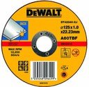 DeWALT Standart DT42340-XJ Диск отрезной по Inox 125x1x22.2 мм Тип 1 (плоский)