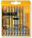 DeWALT DT2290-QZ Набор пилок для электролобзика по дереву (HCS, 10 шт.)