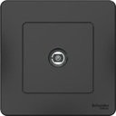 Schneider Electric Blanca BLNTS000016 Розетка телевизионная (TV, в сборе, скрытая установка, антрацит)