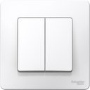 Schneider Electric Blanca BLNVS010501 Выключатель двухклавишный (10 А, в сборе, скрытая установка, белый)