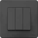 Schneider Electric Blanca BLNVS100506 Выключатель трехклавишный (10 А, в сборе, скрытая установка, антрацит)