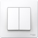 Schneider Electric Blanca BLNVS106601 Переключатель двухклавишный (10 А, в сборе, скрытая установка, белый)
