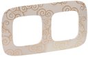 Legrand Valena Allure 754352 Рамка 2-постовая (универсальная, нарцисс золото)