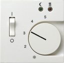 Gira System55 149403 Крышка для терморегулятора (датчик, белая глянцевая)