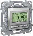 Schneider Electric Unica KNX MGU5.534.30 Термостат электронный 0…+40°С (под рамку, скрытая установка, алюминий)