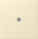 Gira System55 027401 Крышка для вывода кабеля (кремовая глянцевая)