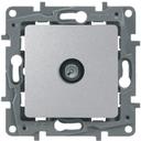 Legrand Etika 672465 Розетка телевизионная (TV, под рамку, скрытая установка, алюминий)