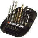 Black&Decker A7186-XJ Набор сверл и бит (HSS-Ti, 16 шт)