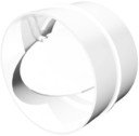 Era 15СКПО Держатель-соединитель круглый с обратным клапаном (Ø150 мм, пластик)