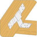 Опора крепежная перфорированная 90х160х68 мм (скользящая)