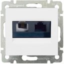 Legrand Valena 770080 Розетка комбинированная (RJ11+RJ45, UTP, Cat.6e, под рамку, скрытая установка, белая)