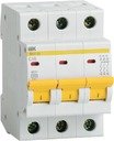 IEK ВА47-29 MVA20-3-016-D Автоматический выключатель 3P 16А (4.5 кА, D)