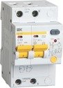 IEK АД-12 MAD12-2-016-C-030 Автоматический выключатель дифференциального тока двухполюсный 16А (тип A, 4.5 кА)
