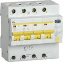 IEK АД-14 MAD13-4-063-C-100 Автоматический выключатель дифференциального тока четырехполюсный 63А (тип AC,