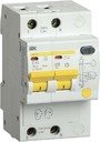 IEK АД-12 MAD13-2-032-C-100 Автоматический выключатель дифференциального тока двухполюсный 32А (тип AC, 4.5 кА)
