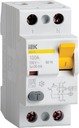 IEK ВД1-63 MDV10-2-025-100 Выключатель дифференциального тока двухполюсный 25А 100мА (тип AC)
