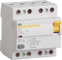 IEK ВД1-63 MDV11-4-063-100 Выключатель дифференциального тока четырехполюсный 63А 100мА (тип А)