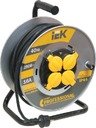 Катушка УК40 на мет с т/з 4 места 2Р+PЕ/40м КГ 3х2,5мм2 IP44 "Professional"