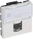 Legrand Mosaic 076565 Розетка компьютерная (RJ45, Cat.6, FTP, под рамку, скрытая установка, 2 модуля)