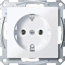 Schneider Electric Merten System M MTN2301-0325 Розетка с заземляющим контактом (16 А, под рамку, скрытая установка, белая)