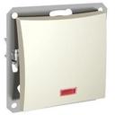 Schneider Electric WDE000263 ДУЭТ 1-клавишный ПЕРЕКЛЮЧАТЕЛЬ с подсветкой, сх.6а, 10АХ, механизам, БЕЖЕВЫЙ