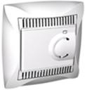 Schneider Electric Дуэт WDE000138 Термостат теплого пола с датчиком (10 А, в сборе, скрытая установка, белый)