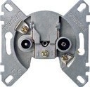 Schneider Electric System M MTN466099 Розетка телевизионная (TV/Radio+SAT, механизм, оконечная, скрытая установка)