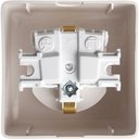 Schneider Electric Хит RA16-138-B Розетка одинарная с заземляющим контактом (16 А, IP20, в сборе, открытая установка, шторки, белая)