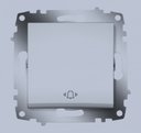 ABB 619-011000-207 Cosmo Алюминий Кнопочный выключатель с символом Звонок
