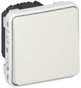 Legrand Plexo 069611 Переключатель однополюсный проходной (10 А, под рамку, с/у, белый)
