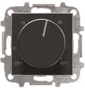 ABB Sky Niessen 2CLA854090A1501 Крышка для терморегулятора (поворотный, черный бархат)