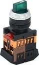 Переключатель АNСLR-22-3 на 3 фикс.полож.зеленый неон/240В I-O 1з+1р